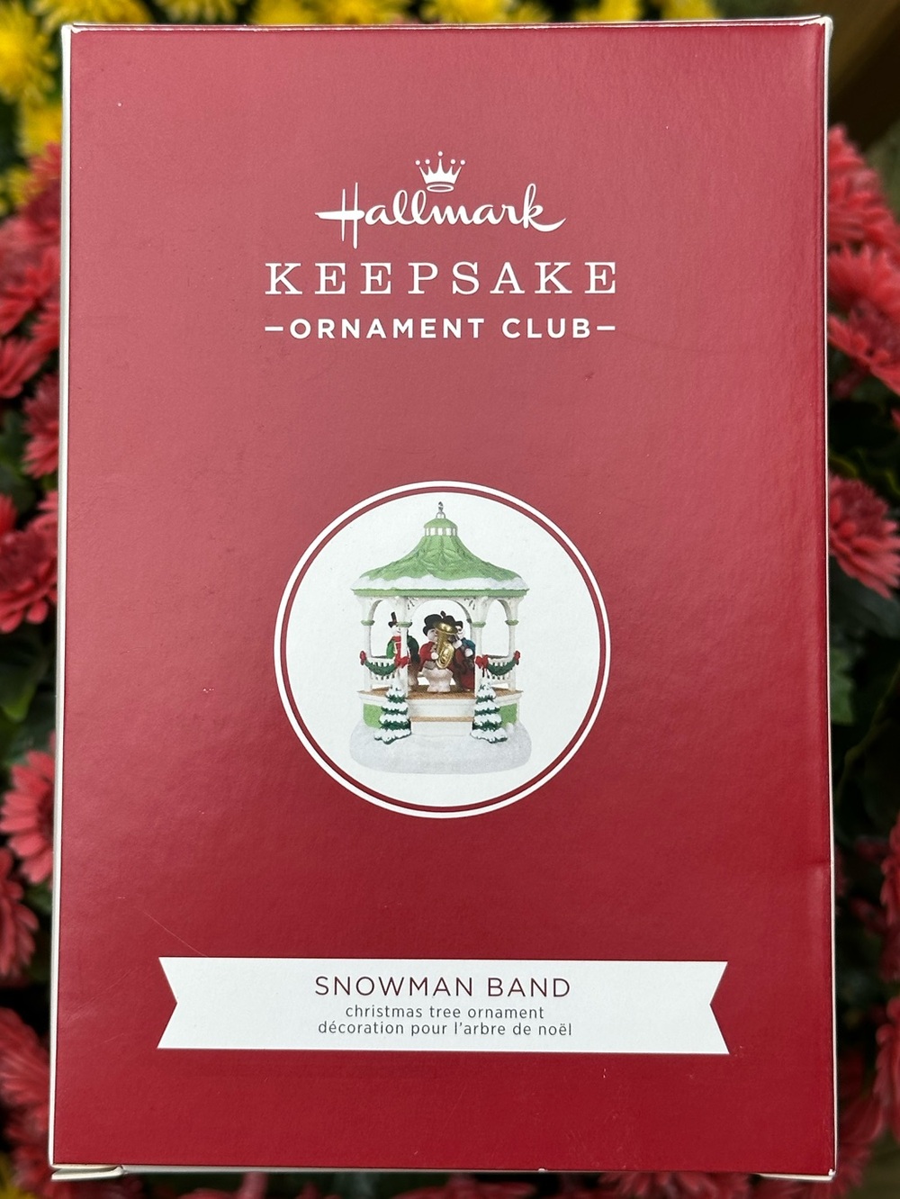 Hallmark Keepsake Snowman Band Ornament Club Motion Sound 2020